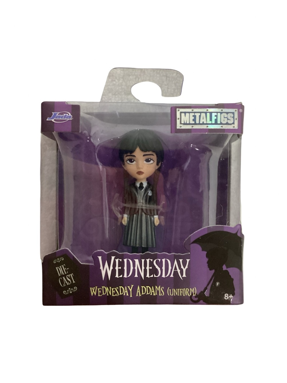 Wednesday Addams Family 2” Die Cast Figure Metalfigs by Jada Toys NEW